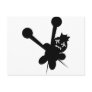 black voodoo doll needles torture post cards