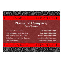 Black Waves Small Business Card Templates