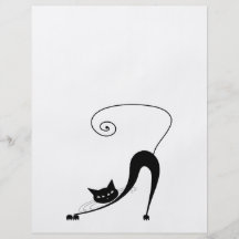 Black Whimsy Kitty 2 Full Colour Flyer