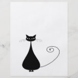 Black Whimsy Kitty 4 Personalized Flyer