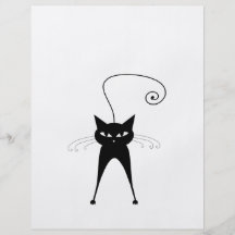 Black Whimsy Kitty 6 Flyer