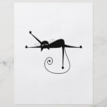 Black Whimsy Kitty 7 Custom Flyer