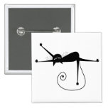 Black Whimsy Kitty 7 Pin