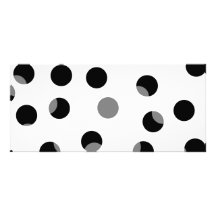 Black, white and grey spotty pattern. rack cards