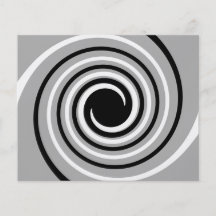 Black, White and Grey Twist Design. Full Colour Flyer