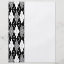 Black White Argyle Flyer