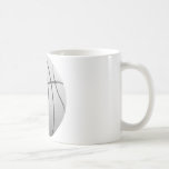 Black & White Basketball Coffee Mug