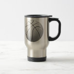 Black & White Basketball Coffee Mugs