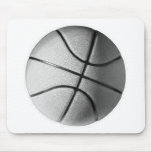 Black & White Basketball Mousepad