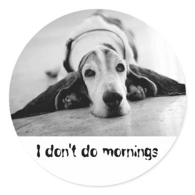 Black & White Basset Hound Sticker by azbassetrescue