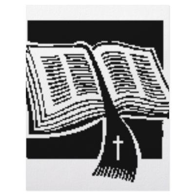 Black & White-bible-art design Custom Letterhead by marylouroche