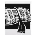Black & White-bible-art design letterhead