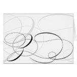 Black & White Calligraphy Initial Z Monogram Cards