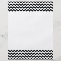 Black White Chevrons Flyer