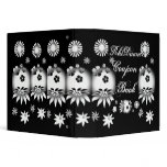 Black/White Coupon Book Vinyl Binder