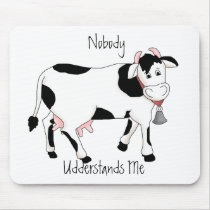Black & White Cow Mouse Pads