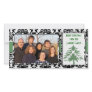 Black & White Damask GreenTree Merry Christmas