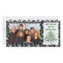 Black & White Damask GreenTree Merry Christmas