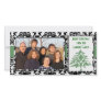Black & White Damask GreenTree Merry Christmas