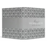 Black & White Damask Wedding Planner/Organizer