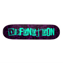 black/white DEFINITION DECK Skate Board