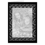 Black White Design Photo Template Card