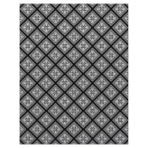 Black & White Diamond Clusters Scrapbook Paper