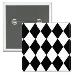 Black & White Diamonds Pin