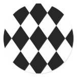 Black & White Diamonds Stickers