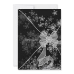 Black White Dogwood Party Invitation Template