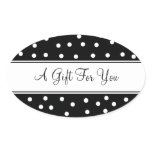 Black & White Dots-Business-Wedding Label