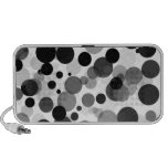 Black & White Dots Mp3 Speaker