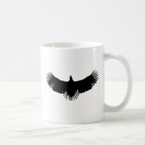 Black & White Eagle Silhouette mugs