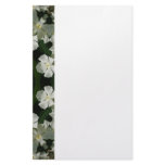 Black & white floral kaleidoscope design customized stationery