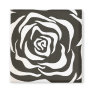 black white flower fridge magnets