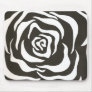 black & white flower mouse pads