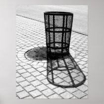 Black & White Garbage Can Posters