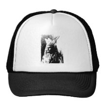 Black & White Geronimo Hat