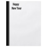 Black white Happy New Year