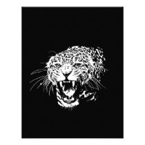Black & White Jaguar Invitation invitations