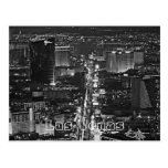 Black & White Las Vegas Strip Postcard