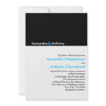 Black/White Minimalist Modern Wedding Invitations
