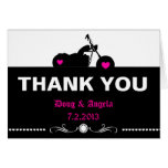 Black & White Motorcycle Biker table Number Cards