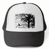 Black & White Nevermore Silhouette Raven