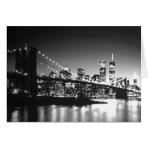 Black & White New York City Greeting Card