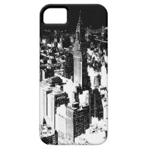 Black & White New York iPhone 5 Cases