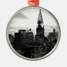 Black & White New York Ornament