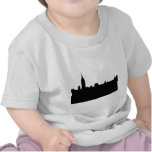 Black & White New York Silhouette Tee Shirts