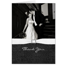 Black & White Photo Thank You Card