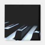 Black & White Piano Keys Fridge Magnets